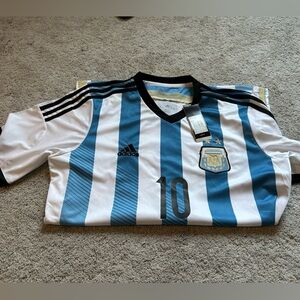 Large Messi Adidas jersey NWT